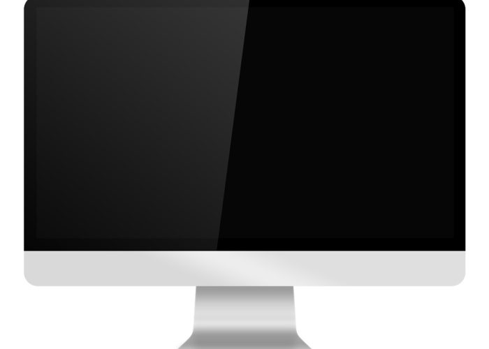 Monitor with a black screen