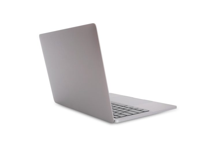 MacBook on a white background